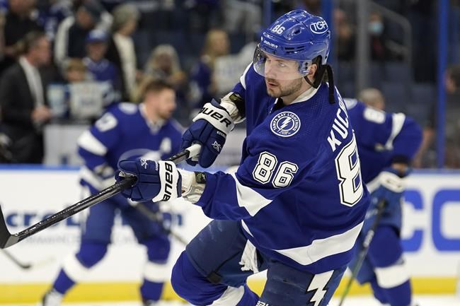 Kucherov has 2 assists in return, Lightning beat Flames 4-1 | iNFOnews.ca