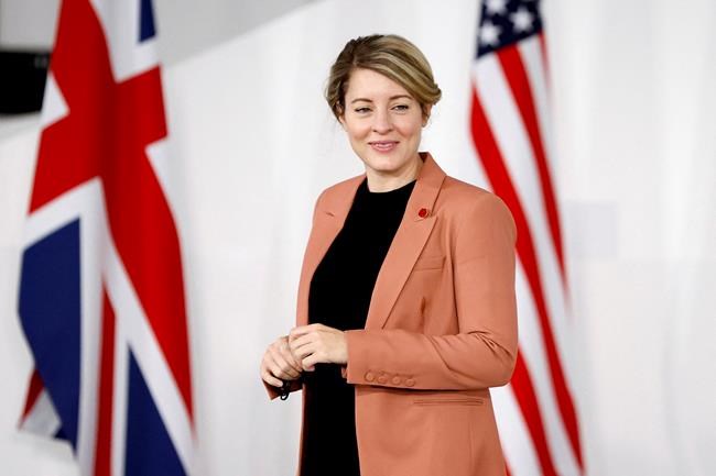 Foreign Affairs Minister Melanie Joly heading to Ukraine over Russian troop concerns | iNFOnews.ca