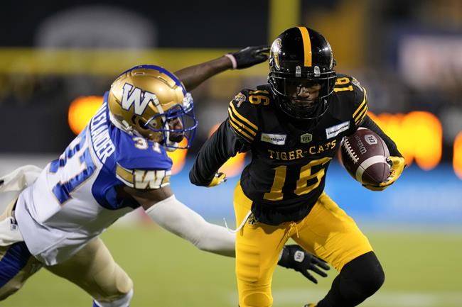 Star receiver Banks, the CFL's MOP in 2019, leaves Ticats after eight seasons | iNFOnews.ca CP1140428506