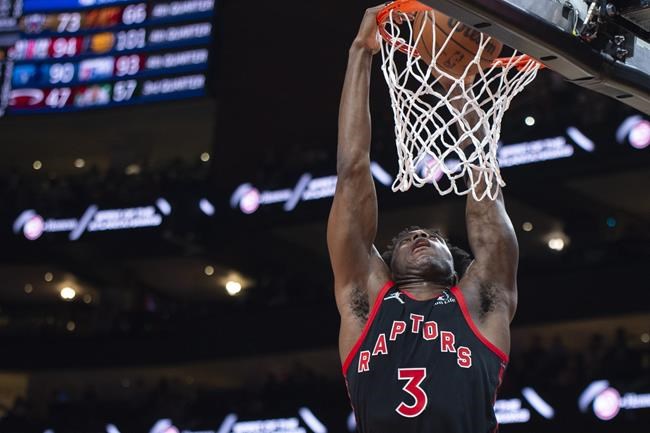 Raptors end Hawks' 7-game win streak behind Trent, Siakam | iNFOnews.ca
