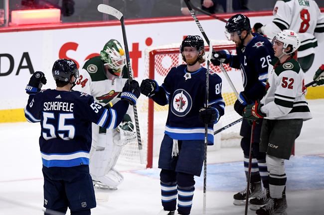Connor Hellebuyck stars in third shutout of the season as Jets beat Wild 2-0 | iNFOnews.ca Connor Hellebuyck stars in third shutout of the season as Jets beat Wild 2-0 | iNFOnews.ca