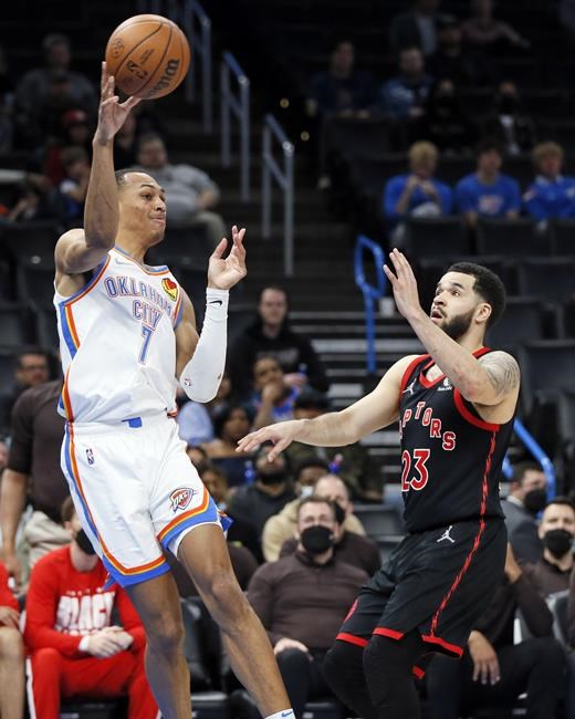 Siakam, Raptors top Thunder 117-98 for seventh straight win | iNFOnews.ca Siakam, Raptors top Thunder 117-98 for seventh straight win | iNFOnews.ca