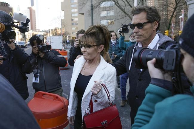 Palin calls New York Times the 'Goliath' in libel dispute | iNFOnews.ca Palin calls New York Times the 'Goliath' in libel dispute | iNFOnews.ca