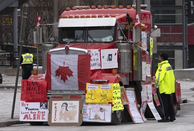 The latest on protests against COVID-19 measures in Ottawa and beyond | iNFOnews.ca CP311475021