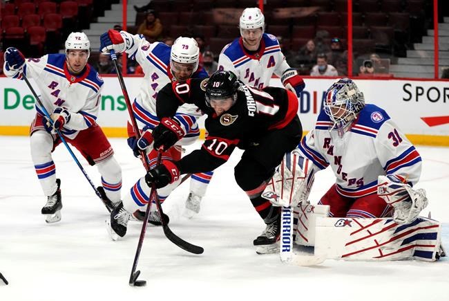 Senators stymied by Rangers goalie Igor Shesterkin in loss | iNFOnews.ca Senators stymied by Rangers goalie Igor Shesterkin in loss | iNFOnews.ca