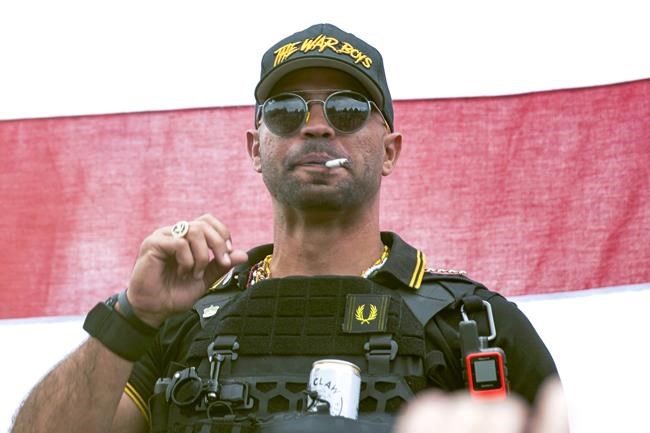 Proud Boys leader charged with conspiracy in Capitol riot | iNFOnews.ca