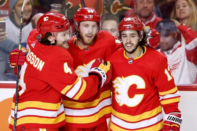Markstrom stops 19 pucks in shutout, Lindholm nets 30th as Flames blank Red Wings | iNFOnews.ca