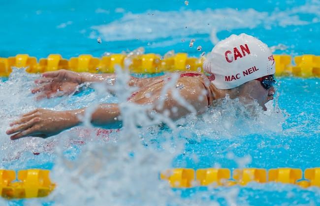Maggie Mac Neil named Swimming Canada's female swimmer of the year | iNFOnews.ca