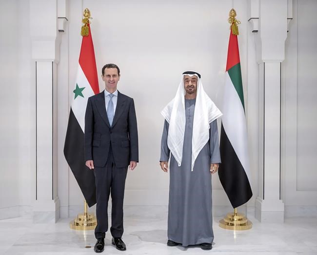 Syria's Assad visits UAE, 1st trip to Arab country since war | iNFOnews.ca