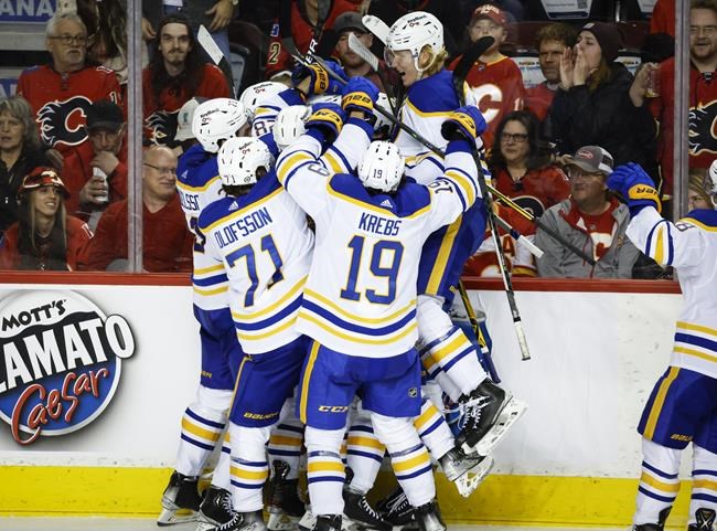 Thompson scores in OT as Sabres beat Flames 1-0 | iNFOnews.ca
