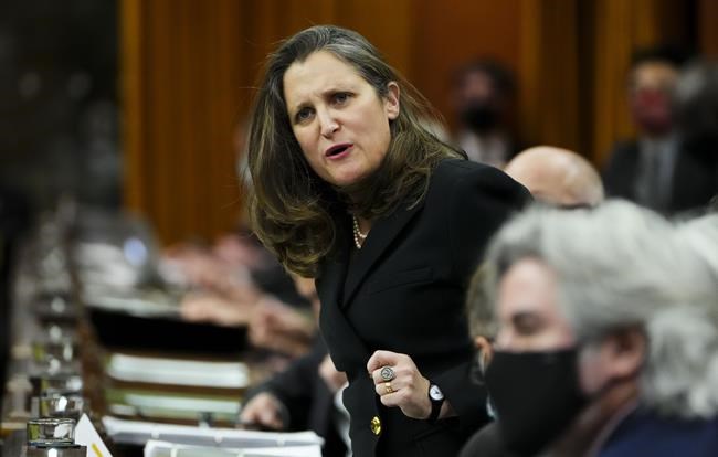 Federal Liberals set to deliver budget on April 7, Freeland tells House of Commons | iNFOnews.ca Federal Liberals set to deliver budget on April 7, Freeland tells House of Commons | iNFOnews.ca