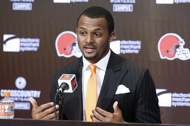 QB Watson's legal woes far from over as he reports to Browns | iNFOnews.ca