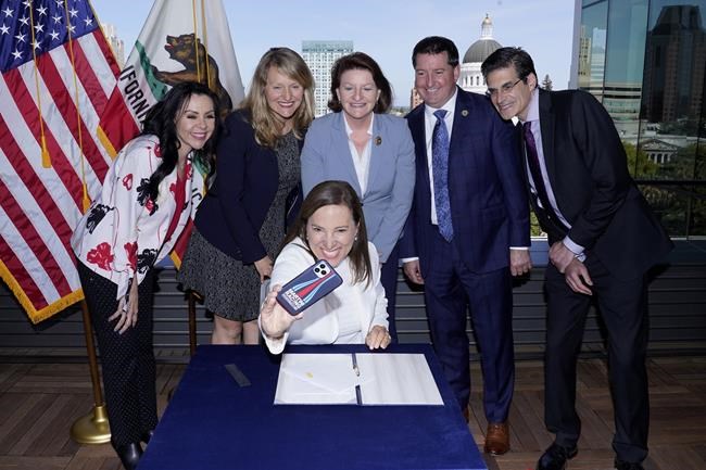 A California first: woman signs bill into state law | iNFOnews.ca