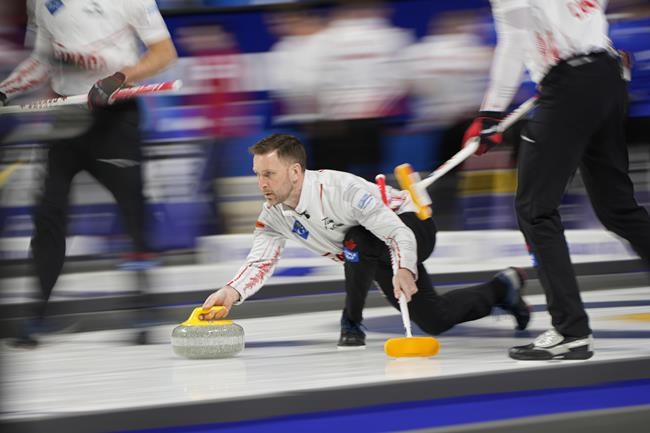 Gushue remains perfect with 11-7 win over Germany at men's world curling championship | iNFOnews.ca