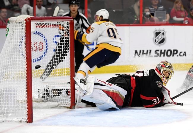 Predators down Senators 3-2 in comeback win | iNFOnews.ca CP616235070