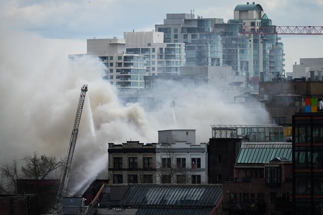Officials working to find housing for 144 people displaced by fire in Vancouver | iNFOnews.ca