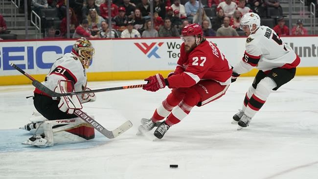 Tim Stützle leads Ottawa Senators past Detroit Red Wings 4-1 | iNFOnews.ca