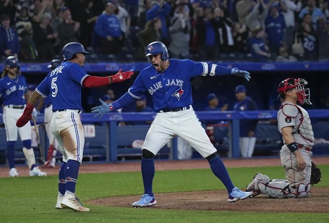 Springer hits game-tying homer in ninth, Tapia has RBI in 10th as Jays rally for win | iNFOnews.ca Springer hits game-tying homer in ninth, Tapia has RBI in 10th as Jays rally for win | iNFOnews.ca