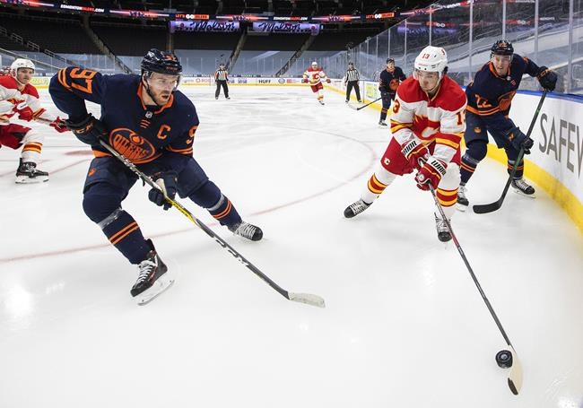 Flames, Oilers bring potent offences to second-round NHL playoff series | iNFOnews.ca Flames, Oilers bring potent offences to second-round NHL playoff series | iNFOnews.ca