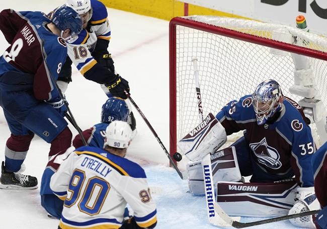 Bozak caps rally with OT goal, Blues beat Avs 5-4 in Game 5 | iNFOnews.ca CP289710160