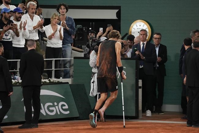 Nadal back in French Open final after injured Zverev stops | iNFOnews.ca
