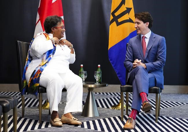 Island nations facing 'triple crisis,' Barbados PM says during meeting with Trudeau | iNFOnews.ca