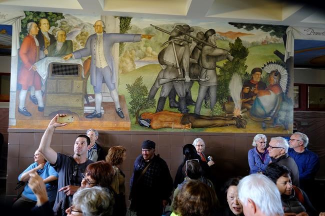 SF school board rescinds vote to cover up Washington mural | iNFOnews.ca CP619946981