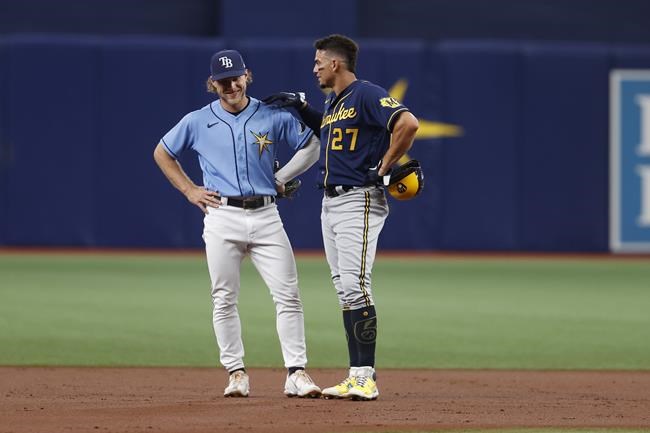 Woodruff fans 10 in return from IL, Brewers beat Rays 5-3 | iNFOnews.ca