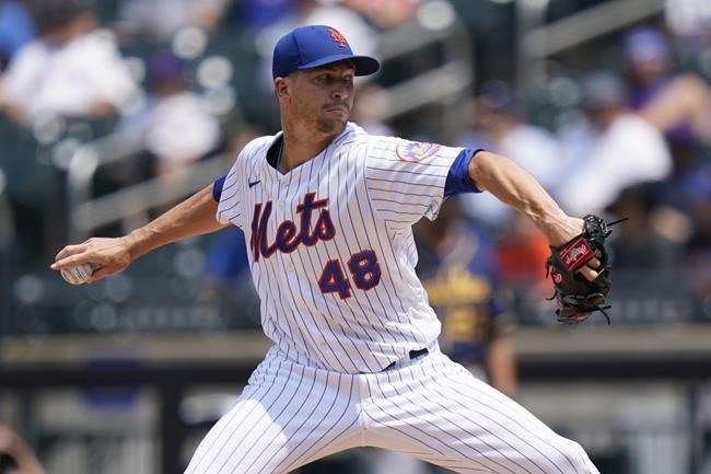 Mets ace deGrom to make 1st injury rehab start Sunday | iNFOnews.ca Mets ace deGrom to make 1st injury rehab start Sunday | iNFOnews.ca