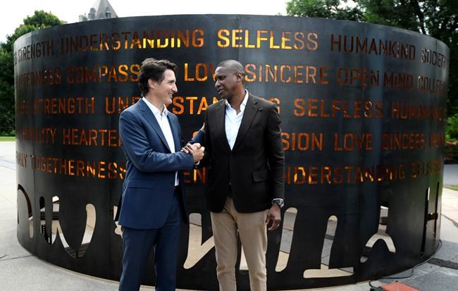 Justin Trudeau welcomes Masai Ujiri's 'Humanity' art exhibit to Ottawa | iNFOnews.ca
