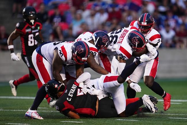 Alouettes move into tie with Argonauts atop East Division with win over Ottawa | iNFOnews.ca