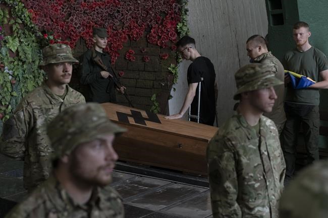 Bravery of Azovstal defenders recalled at Kyiv funeral | iNFOnews.ca