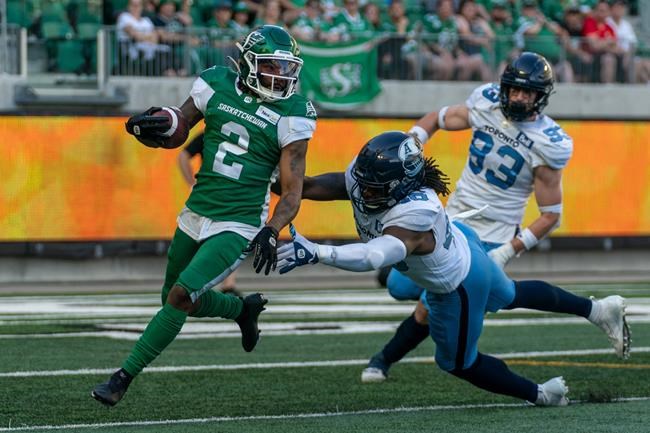 Argonauts rally in final quarter to blitz short-handed Roughriders 31-21 | iNFOnews.ca Argonauts rally in final quarter to blitz short-handed Roughriders 31-21 | iNFOnews.ca