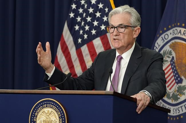 Powell: Fed could keep lifting rates sharply 'for some time' | iNFOnews.ca CP647543546