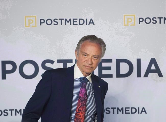Postmedia chairman Paul Godfrey to step down from role at end of year | iNFOnews.ca CP1995791212