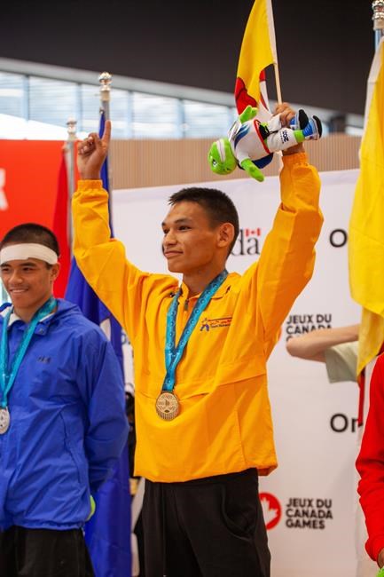 Wrestler Eekeeluak Avalak dedicates historic Canada Games gold to his late brother | iNFOnews.ca Wrestler Eekeeluak Avalak dedicates historic Canada Games gold to his late brother | iNFOnews.ca
