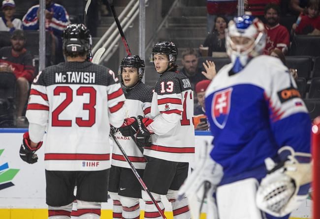 McTavish puts up six points, Canada crushes Slovakia 11-1 at world juniors | iNFOnews.ca