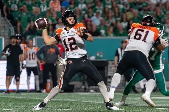 B.C. Lions taking more time to evaluate quarterback Nathan Rourke's injured foot | iNFOnews.ca
