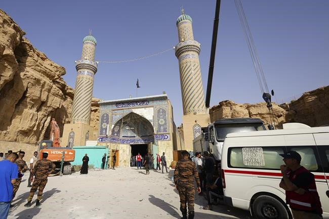 Officials: Landslide at Shiite shrine in Iraq kills 8 | iNFOnews.ca