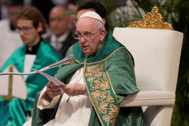 Vatican: Pope clearly condemns Russia's 'repugnant' war | iNFOnews.ca