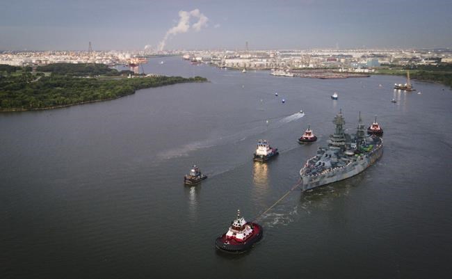 Leaky battleship in Texas completes trip for $35M repairs | iNFOnews.ca