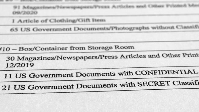 Trump search inventory reveals new details from FBI seizure | iNFOnews.ca Trump search inventory reveals new details from FBI seizure | iNFOnews.ca