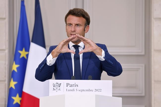 Macron urges French to save energy, seeks 10% drop in use | iNFOnews.ca Macron urges French to save energy, seeks 10% drop in use | iNFOnews.ca