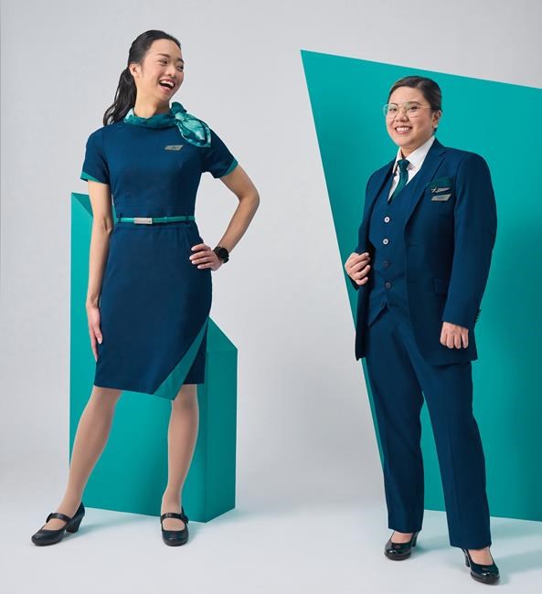 WestJet debuts new, gender neutral uniforms with name tag space for pronouns | iNFOnews.ca