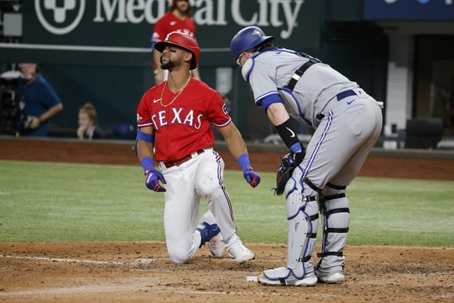 Bichette hits 5th HR in 4 games, Blue Jays beat Rangers 4-3 | iNFOnews.ca
