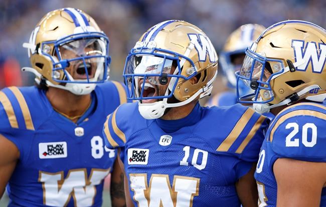 Blue Bombers pick sickly Roughriders apart in one-sided Banjo Bowl | iNFOnews.ca Blue Bombers pick sickly Roughriders apart in one-sided Banjo Bowl | iNFOnews.ca