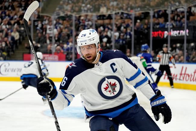 Jets remove 'C' from Wheeler, will play next season without a captain | iNFOnews.ca