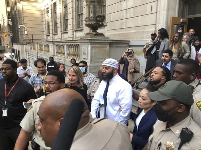 ‘Serial’ case: Adnan Syed released, conviction tossed | iNFOnews.ca