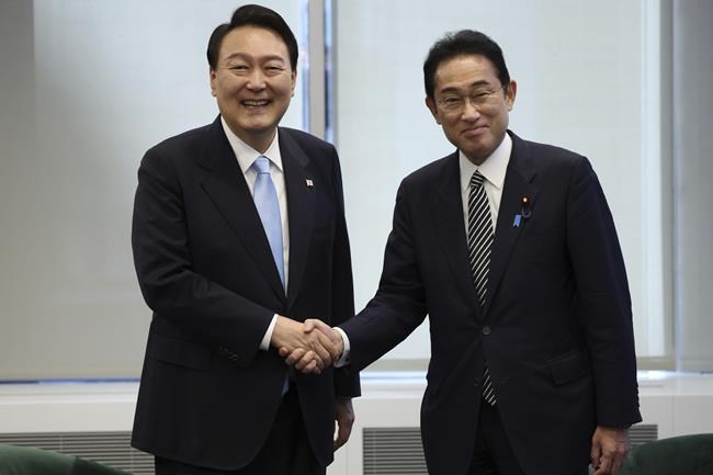 Leaders of S. Korea, Japan agree to strive to improve ties | iNFOnews.ca