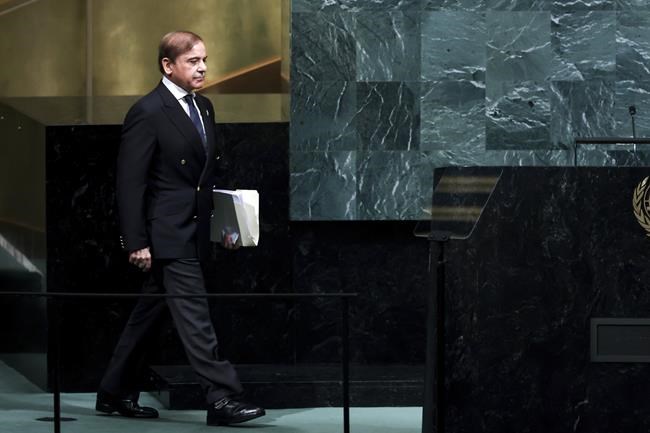 Pakistan's prime minister talks Kashmir, floods at UN | iNFOnews.ca